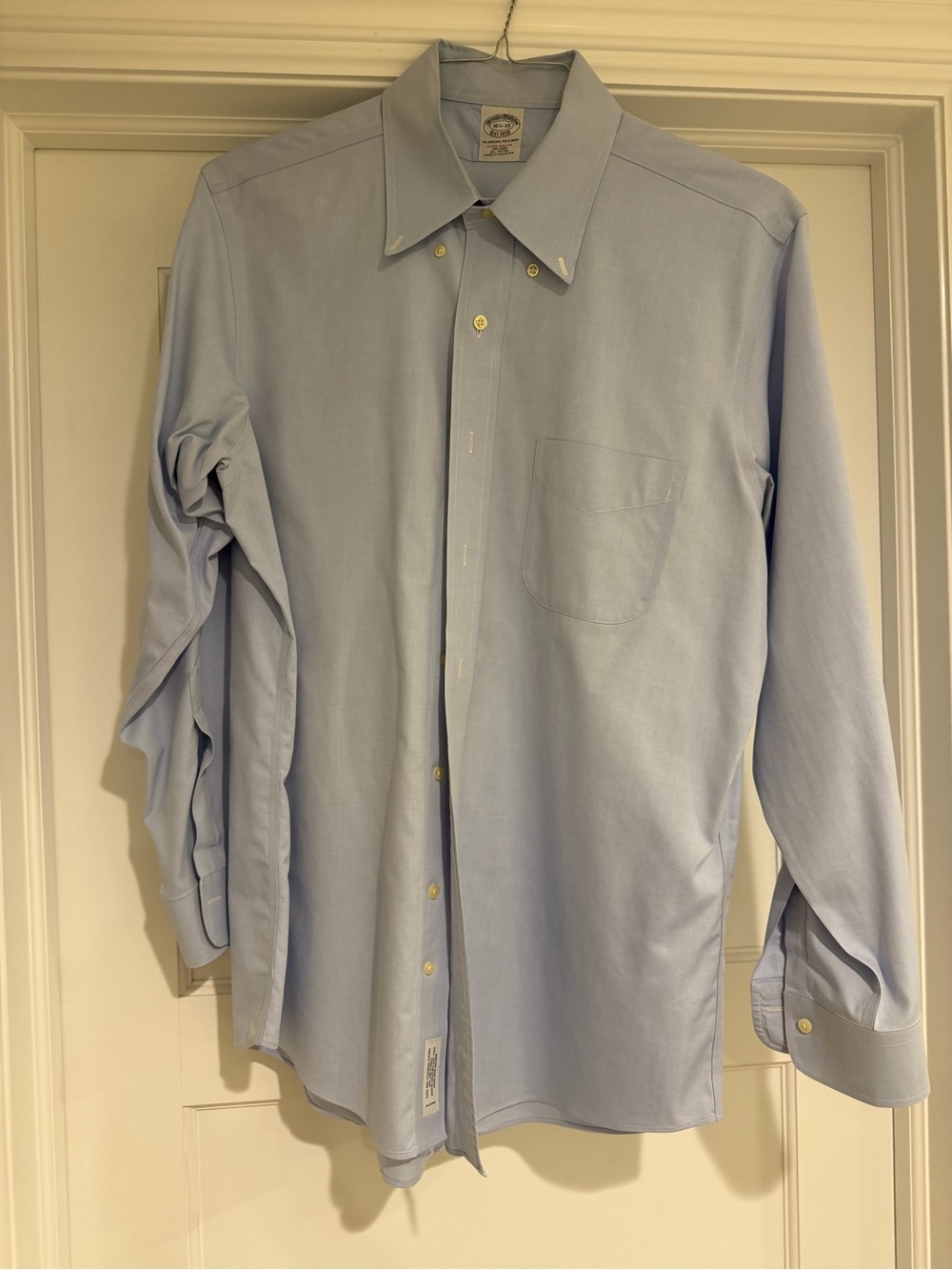 Brooks brothers Men's Light Blue Dress Shirt - Classic Button-Down